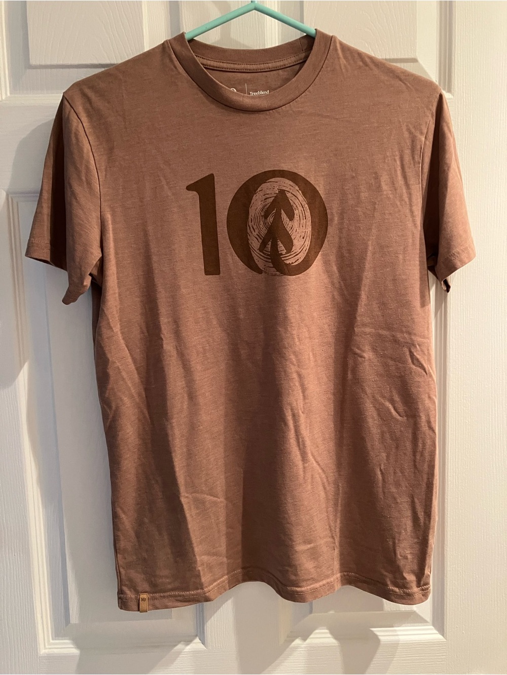 Brown Graphic T‑Shirt - Tentree Logo